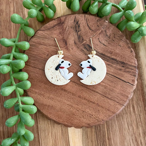 Moonlit Pup Earrings