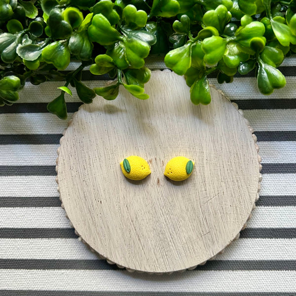 3D Lemon Studs