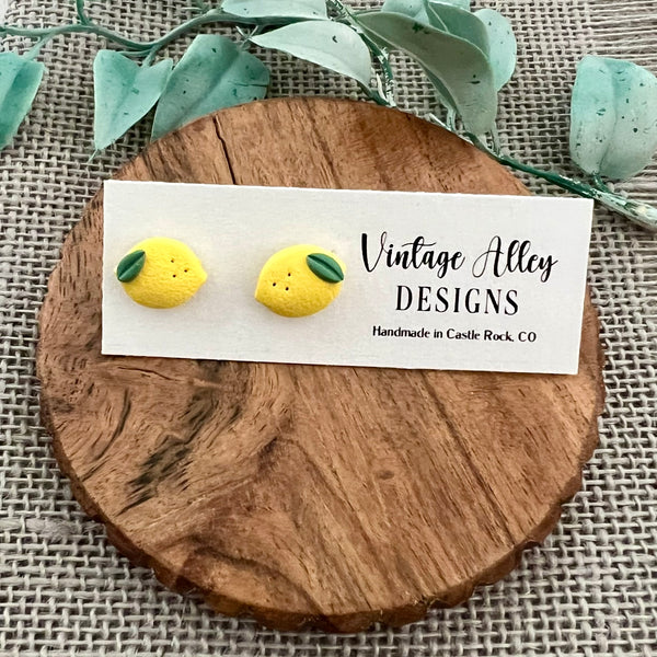 3D Lemon Studs